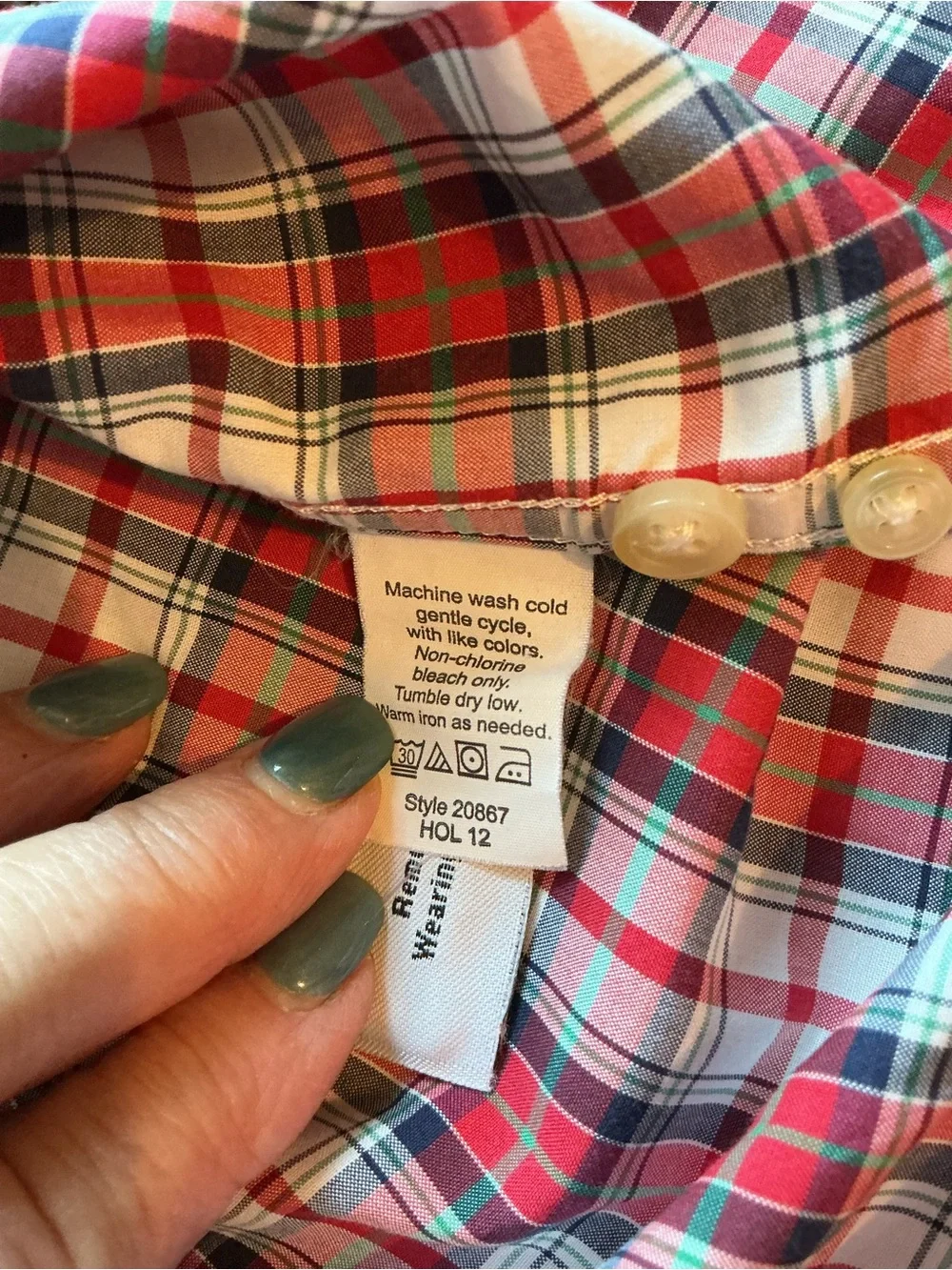 J. Crew Men's Red Tartan Plaid Button-Down Shirt Size M